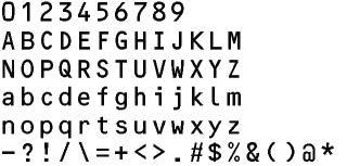 ocr-b_schriftarten