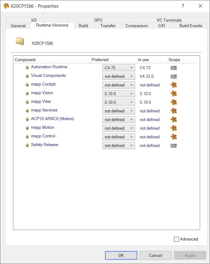 projectsettings_tpversions